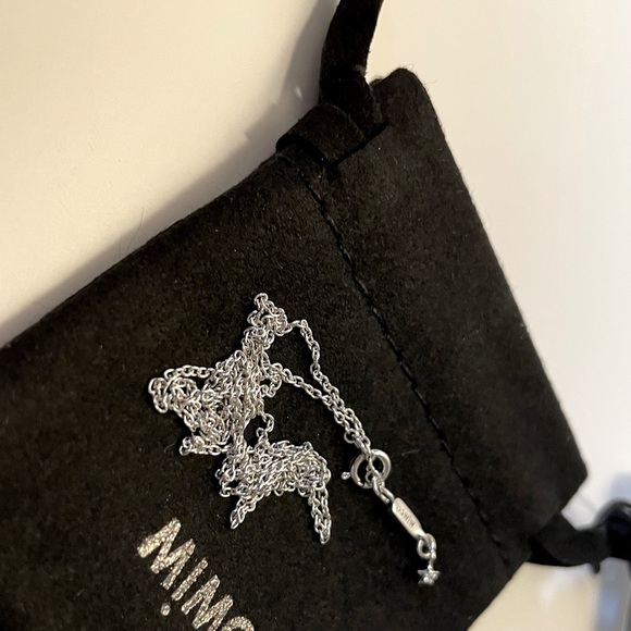 MIMCO | TWIDDLE STERLING SILVER NECKLACE | NWT - Picture 4 of 9